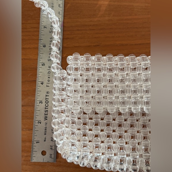 Zara clear beaded bag - Picture 3 of 4
